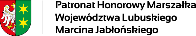 Logo Patronat honorowy Marszałka Województwa Lubuskiego Marcina Jabłońskiego