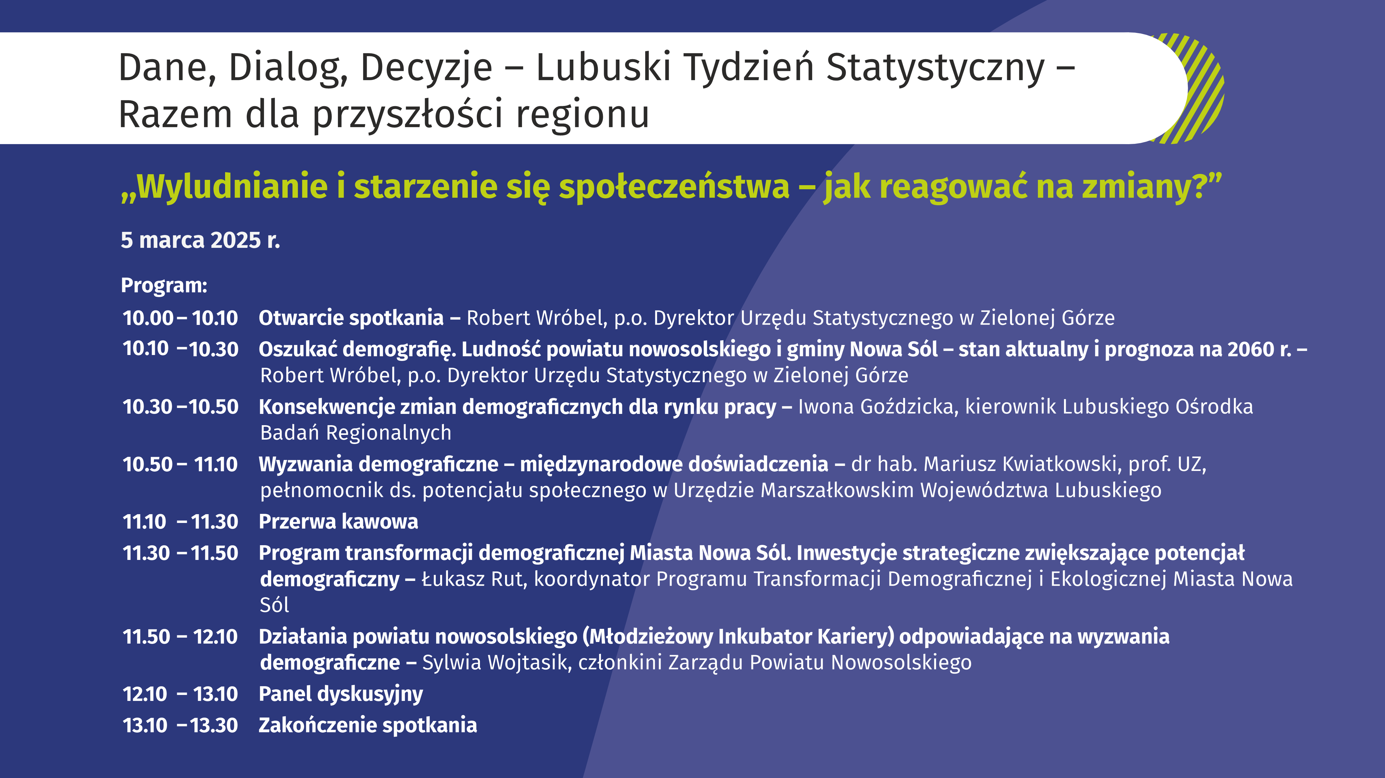 plansza informacyjna dotycząca 1. dnia tygodnia statystycznego