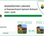 Województwo lubuskie w Powszechnych Spisach Rolnych 2002 i 2010 Foto