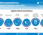 Koniunktura gospodarcza w województwie lubuskim w lipcu 2022 r. - INFOGRAFIKA Foto