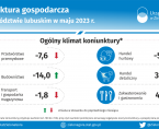 Koniunktura gospodarcza w województwie lubuskim w maju 2023 r. - INFOGRAFIKA Foto