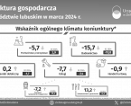 Koniunktura gospodarcza w województwie lubuskim w marcu 2024 r. - INFOGRAFIKA Foto