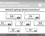 Koniunktura gospodarcza w województwie lubuskim w kwietniu 2024 r. - INFOGRAFIKA Foto
