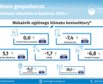 Koniunktura gospodarcza w województwie lubuskim w kwietniu 2024 r. - INFOGRAFIKA Foto