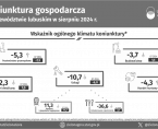 Koniunktura gospodarcza w województwie lubuskim w sierpniu 2024 r. - INFOGRAFIKA Foto