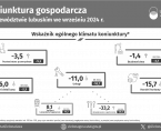 Koniunktura gospodarcza w województwie lubuskim we wrześniu 2024 r. - INFOGRAFIKA Foto