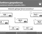 Koniunktura gospodarcza w województwie lubuskim w grudniu 2024 r. - INFOGRAFIKA Foto