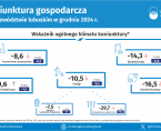 Koniunktura gospodarcza w województwie lubuskim w grudniu 2024 r. - INFOGRAFIKA Foto