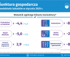 Koniunktura gospodarcza w województwie lubuskim w styczniu 2025 r. - INFOGRAFIKA Foto