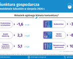 Koniunktura gospodarcza w województwie lubuskim w sierpniu 2026 r. - INFOGRAFIKA Foto