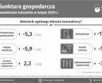 Koniunktura gospodarcza w województwie lubuskim w lutym 2025 r. - INFOGRAFIKA Foto