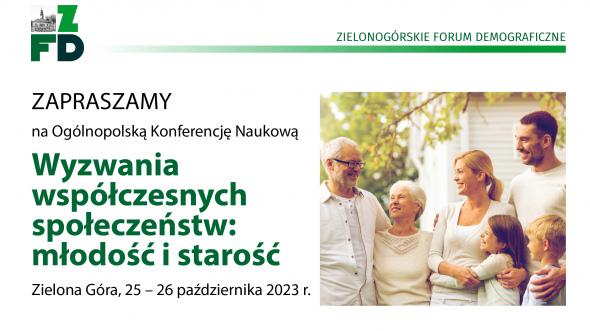Konferencja naukowa "Wyzwania współczesnych społeczeństw: młodość i starość" 25-26 października 2023 r.